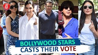 Bollywood Celebs Huge Turnout During Elections | Salman Khan , Shah Rukh Khan