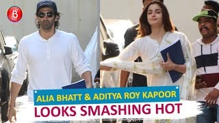 Alia Bhatt & Aditya Roy Kapur Look SMASHING Hot Together As They Get 'Sadak 2' Script