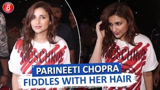 Parineeti Chopra FIDDLES With Her Hair As She Walks Out Of The Madh Jetty