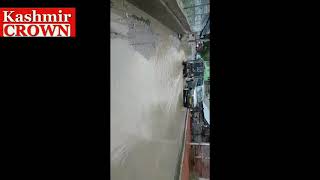 Bandipora to Sopore road at Kaloosa in worst conditions