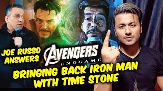 Avengers Endgame | Why TIME STONE Was Not Used To Bring Back IRON MAN? | Russo Brothers Answers