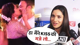Ankita Lokhande Reaction On KISSING Boyfriend Vicky Jain - Watch video