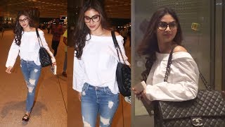 Mouni Roy Spotted In Simple But Elegant Attire At Mumbai Airport