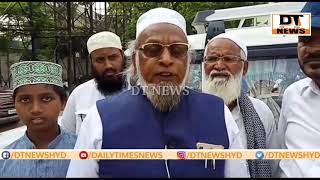 Protest over Demolition of Ek Khana Masjid At Hajj House | DT NEWS