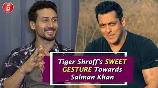 Tiger Shroffs SWEET GESTURE Towards Salman Khan