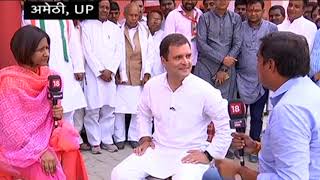 Congress President Rahul Gandhi's interview to News18 India