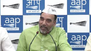 AAP Delhi Convenor Gopal Rai Briefs Media on Final Phase of Election Campaign for LS Election