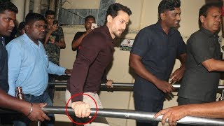 Tiger Shroff Attends Student Of The Year 2 Screening With His INJURED LEG