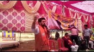 10 MAY N 5  Anurag Thakur during a two-day visit to District Bilaspur fiercely target Rahul Gandhi