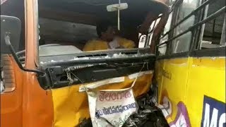 Rtc Bus Aur Lorry Ka Hua Accident At Hyderabad Chatrinaka | @ SACH NEWS |