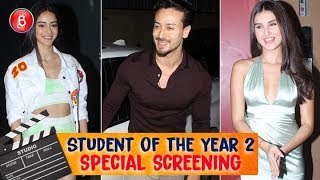 Student Of The Year 2 SPECIAL Screening | Tiger Shroff , Ananya Panday , Tara Sutaria