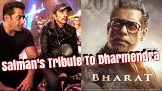 Salman Khans Tribute To Dharmendra In Bharat Movie