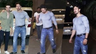 INJURED Tiger Shroff Spotted At Mallika Bhatt House | Student Of The Year 2