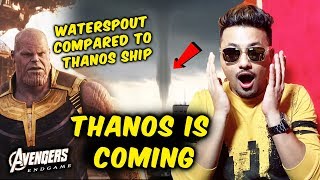 Avengers Endgame Fever | Huge Waterspout In Singapore Compared To Thanos Ship