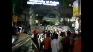 Violence erupts at Amit Shah's roadshow as students clash with BJP workers