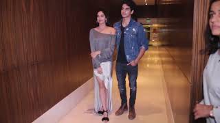 Janhavi Kapoor And Ishaan Khatter Spotted at Juhu For Movie Promotion Dhadak