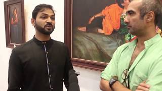 Ranvir Shorey  Parvez Damania Inuagrate Art Exhibition Shows of Artists Vishwa Sahni Sonu Gupta