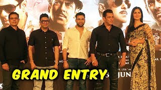 Salman Khan And Katrina Kaif GRAND ENTRY At Zinda Song Launch | BHARAT