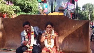 CIVIL ENGINEER WEDDING | Barat Of Civil Engineer | Unique Wedding |Groom Comes on a JCB Wife Shocked