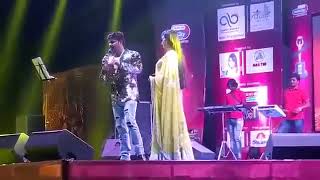 #Pawan Singh & Akshra Singh ने Stage Show में गाया Khesari Lal के गाने | ओठलाली से रोटी बोर के | ????