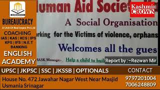 Human Aid Society Kashmir distributed commodities and food items among widow, orphans and needy peop