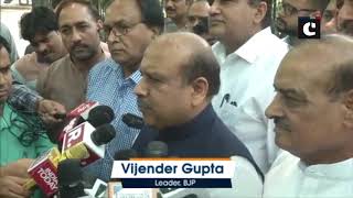 BJP’s Vijender Gupta files complaint against Kejriwal for his ‘conspiracy to kill me’ remark