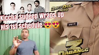 Kiccha Sudeep Wraps Up His 1st Schedule Of Dabangg 3 And Thanks SALMAN and Family