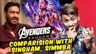 Avengers Endgame Vs Sooryavanshi Sigham Simmba | Ajay Devgn Compares