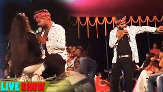 Tufani Lal Yadav का New भोजपुरी Stage Show - एगो लटकल बा एगो सटकल बा- Bhojpuri Live Stage Show 2018