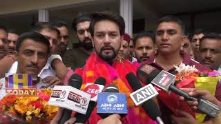 24 MAY N 1  Anurag Thakur's house was at Sameerpur in the city till late night