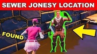 Find Jonesy In The Sewers - (Downtown Drop Challenge Guide) Fortnite Battle Royale