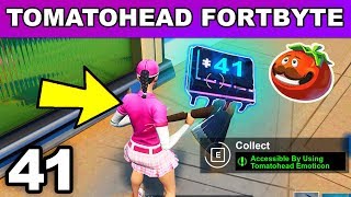Accessible By Using Tomatohead Emoticon Inside DurrrBurger Restaurant - FORTBYTE #41 (Fortnite)