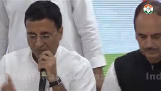 Congress Working Committee Meeting: AICC Press Briefing at Congress HQ