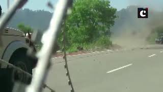J&K: Bomb disposal squad destroys suspected IED material at Jammu-Poonch highway in Kallar