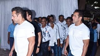 Salman Khan At Ajay Devgns Father Veeru Devgns Pr@yer Meet