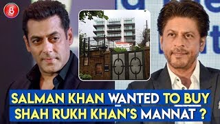 Did you know? Salman Khan wanted to buy Shah Rukh Khan’s Mannat
