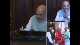 Amit Shah takes charge as Union Home Minister