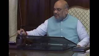 Shri Amit Shah assumes office as Home Minister of India at North Block in New Delhi.