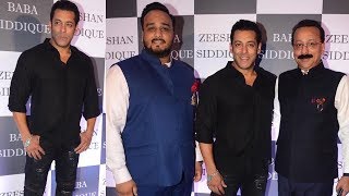 Salman Khans Grand Entry At Baba Siddiqui Iftar Party 2019