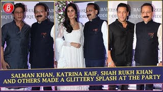 Salman Khan Katrina Kaif Shah Rukh Khan attends  Baba Siddique's Iftar party