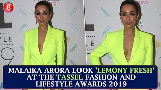 Malaika Arora look Lemony Fresh at the Tassel Fashion And Lifestyle Awards 2019.