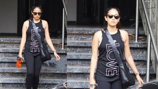 Gorgeous Mira Rajput Spotted Outside Gym I Think Fitness'