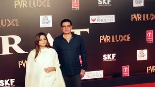 Salman Khans Sister Alvira And Atul Agnihotri At BHARAT Special Screening | Grand Premiere