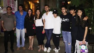 Chunky Pandey With Family And  itesh Sidhwani Spotted Bandra Pali Bhavan