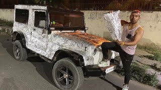 FOIL WRAPPING ON MY THAR | *Insane Public Reactions*