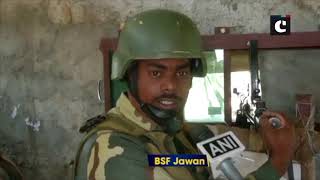 BSF personnel brave heat wave to guard International Border in Jammu