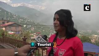 Tourists suffer due to thick smoke from forest fire incidents in HP’s Dharamshala