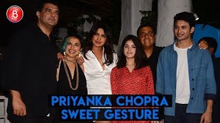 Priyanka Chopra Sweet Gesture Towards A Saree-Clad Foreigner