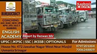 All Kashmir transport Welfare Association Protest Held In Baramulla. Report by Rezwan Mir