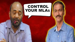 Control Your MLAs Tendulkar Advises Chodankar